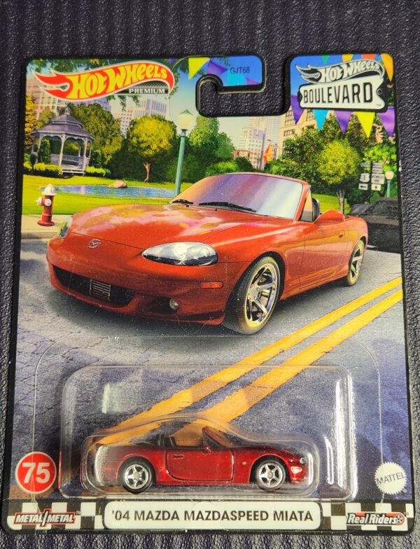 Hotwheels 04 Mazda Mazdaspeed Miata Red Bolevard