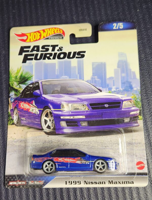 Hotwheels 1999 Nissan Maxima Fast and Furious Vince