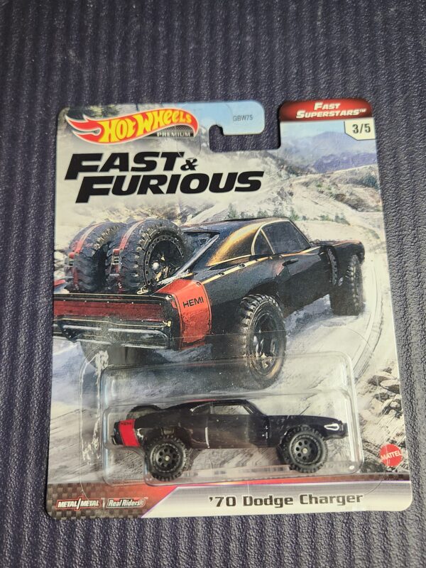 Hotwheels 70 Dodge Charger Fast and Furious