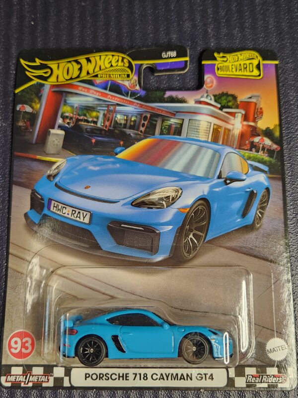 Hotwheels Bolevard Porsche 718 Cayman Gt4