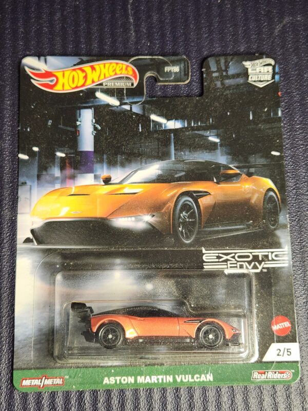 Hotwheels Exotic Envy Aston Martin Vulcan Orange