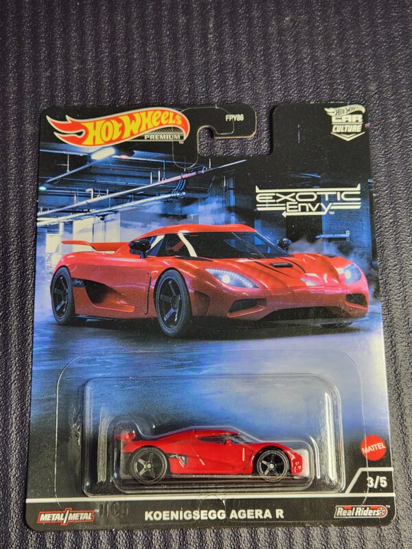 Hotwheels Koeingsegg Agrera R Red japan card