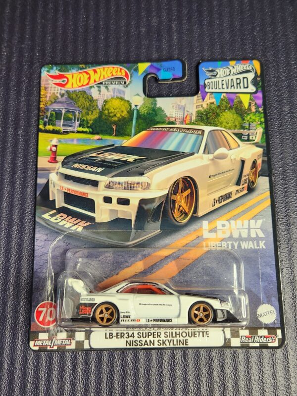 Hotwheels LB-ER34 Super Shilhouttle Nissan Skyline Bolevard no 70