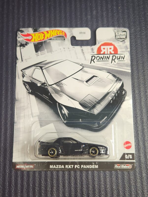 Hotwheels Premium Ronin Run Mazda RX7 FC Pandem Chase Car