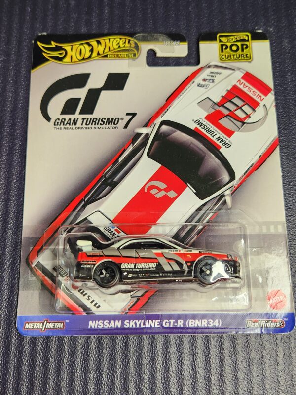 Hotwheels Retro Entertainment Gran Turismo Nissan Skyline GT-R BNR 34