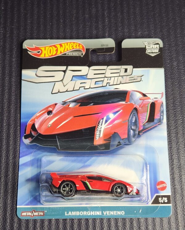 Hotwheels Speed Machine Lamborghini Veneno Red