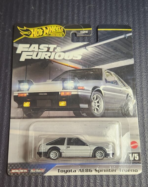 Hotwheels Toyota AE86 Sprinter Trueno Fast and Furious