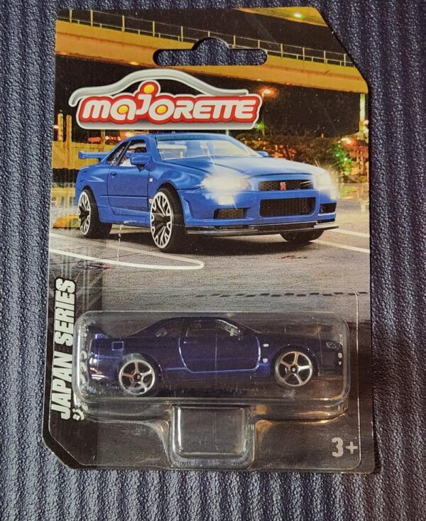 Majorette Japan Series Wave 2 Nissan Skyline GT-R R34 Purple