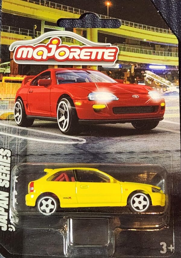 Majorette Japan Series Wave 3 Honda Civic EK9 Yellow