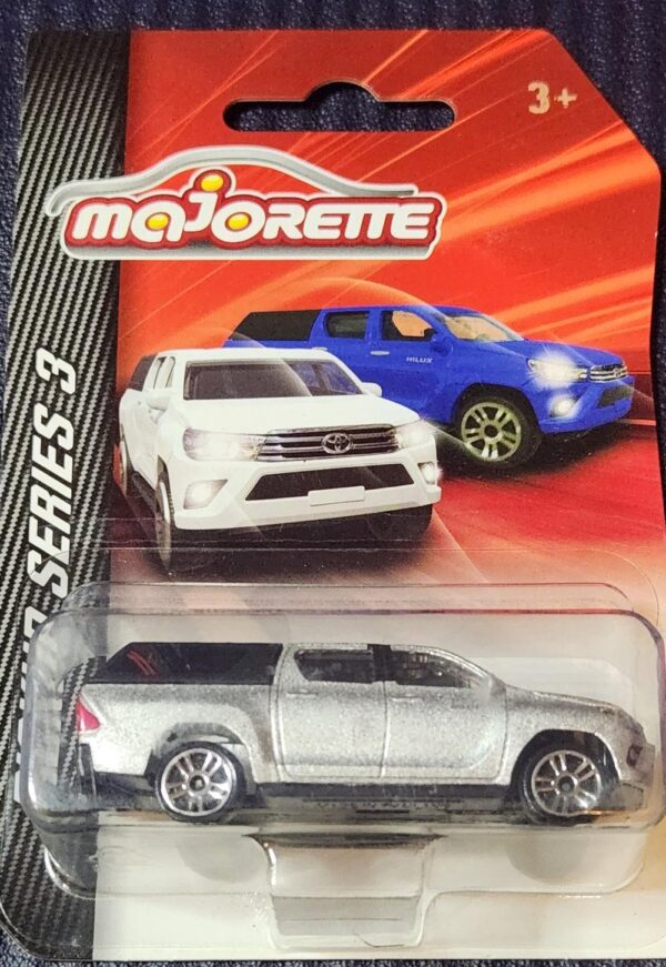 Majorette Pickup Series Toyota Hilux Silver