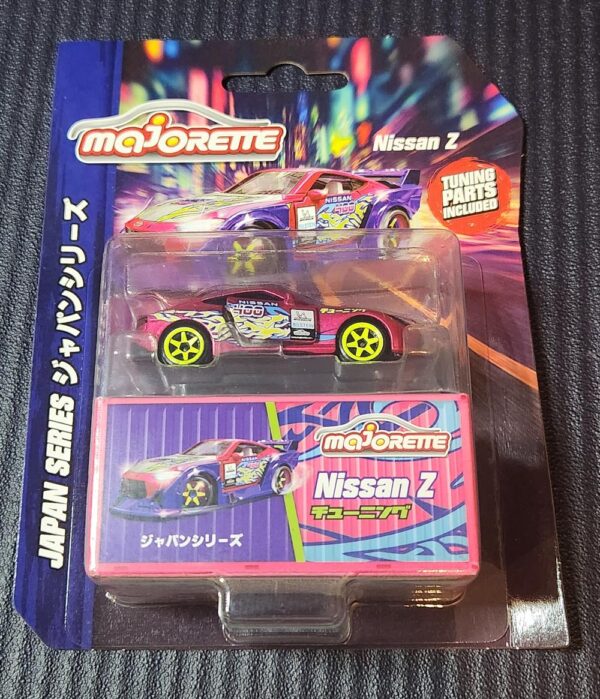 Majorette japan series premium nissan z pink with parts