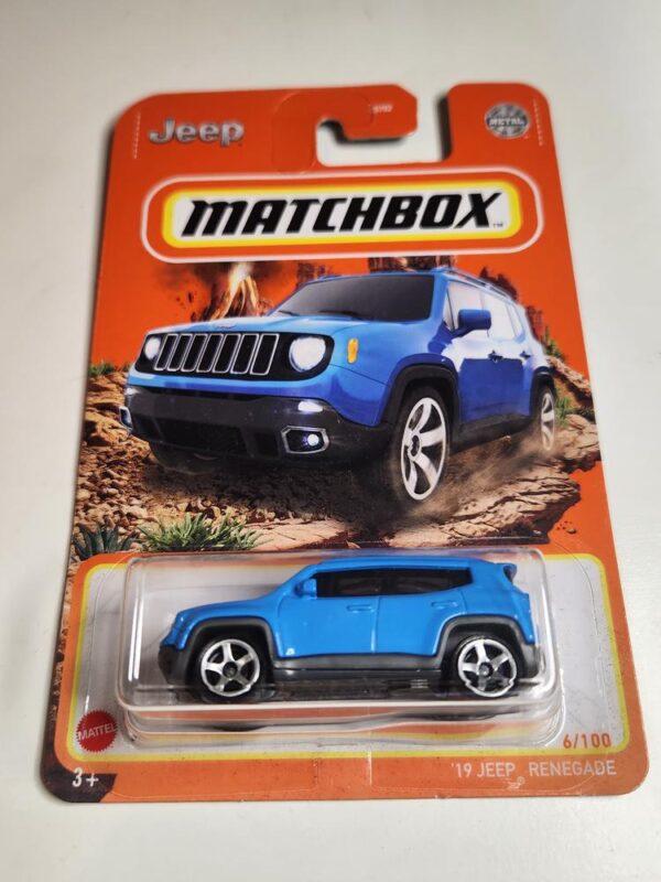 Matchbox 19 Jeep Renegade Blue