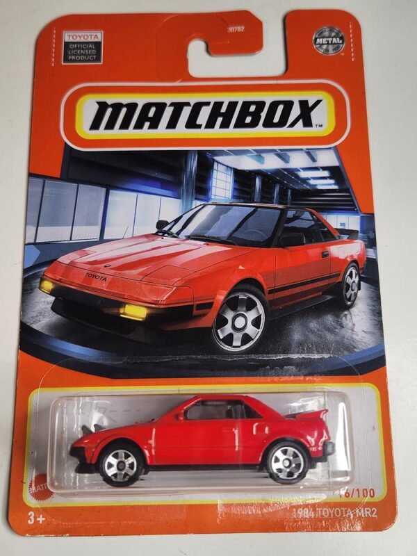 Matchbox 1984 Toyota MR2 Red Open light