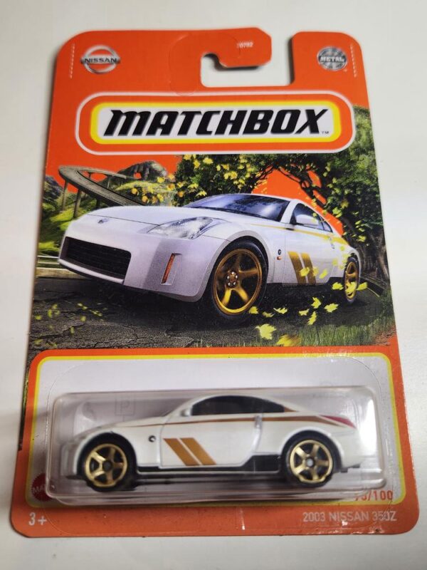 Matchbox 2003 Nissan 350z White