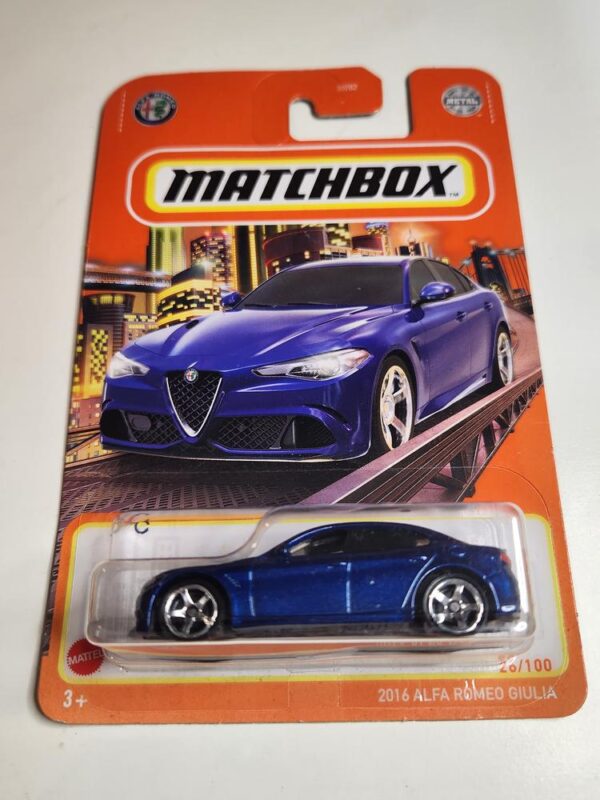 Matchbox 2016 Alfa Romeo Giulia Blue