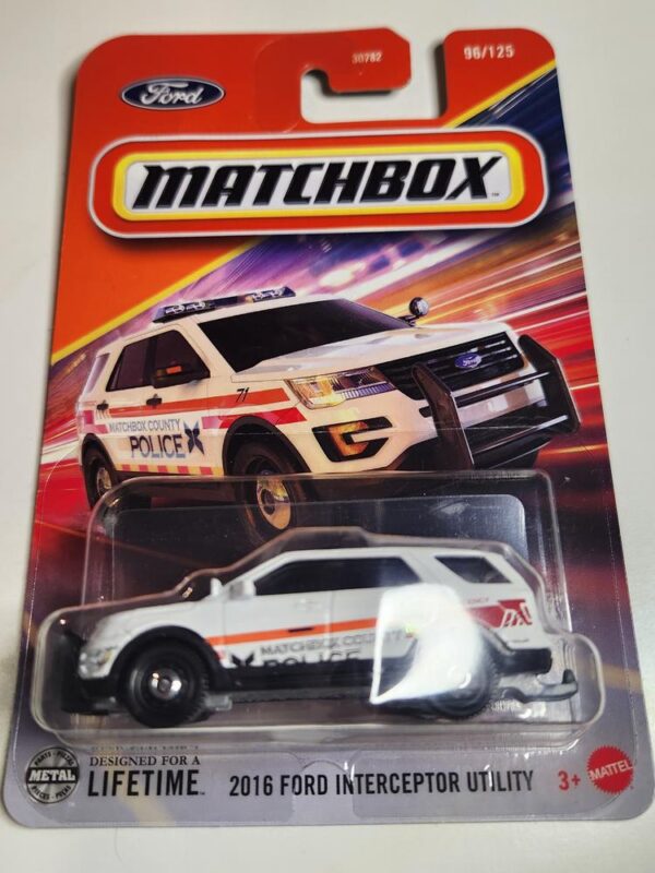 Matchbox 2016 Ford Interceptor Utility Police 2024 Error