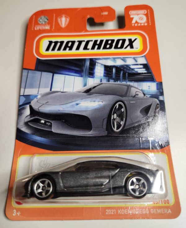 Matchbox 2021 Koenigsegg Gemera Grey