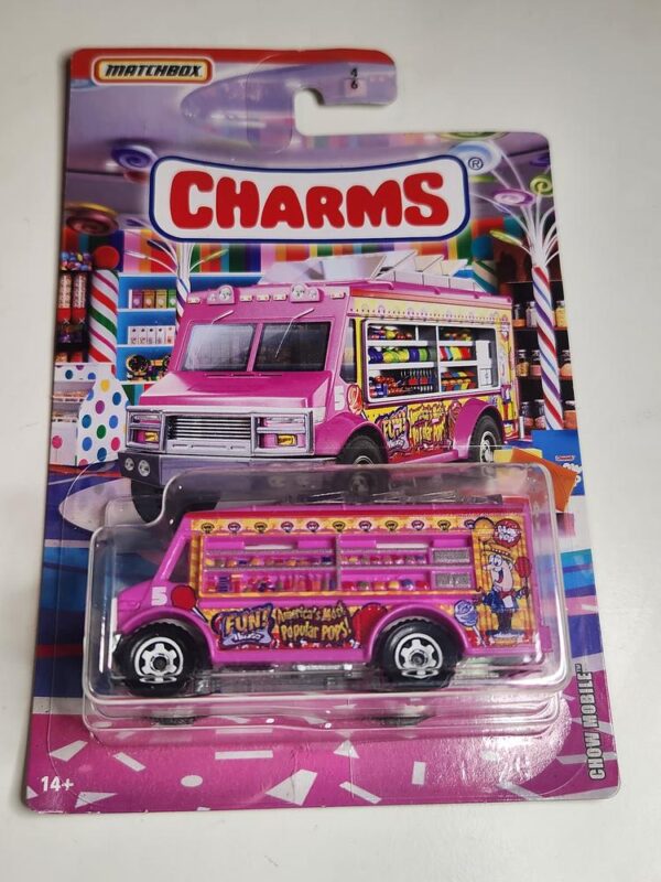 Matchbox Charms Truck Chow Mobile Pink