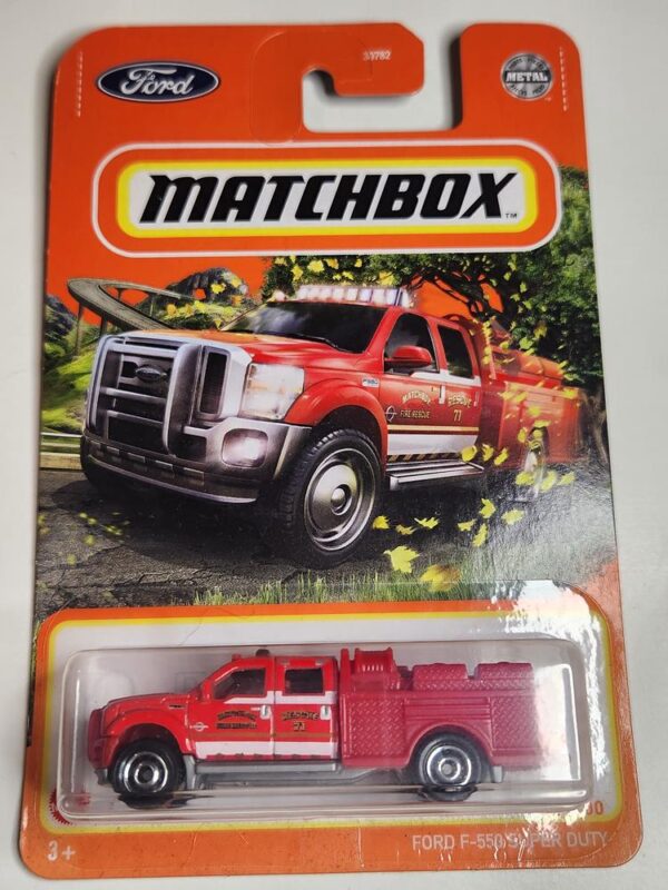 Matchbox Ford F550 Super Duty Red