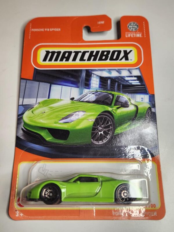 Matchbox Porsche 918 Spyder Green