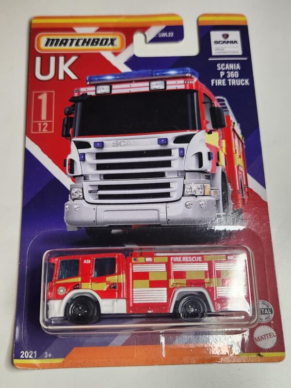 Matchbox Scania P360 Fire Truck