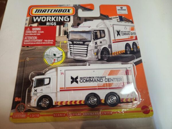 Matchbox Working Rigs Scania Tactical Command Center