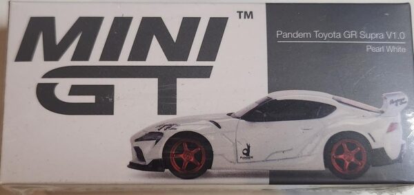 Mini GT 424 Pandem Toyota Gr Supra V1.0 Pearl White