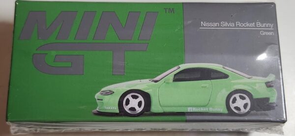 Mini GT 500 Nissan Silvia Rocket Bunny Green